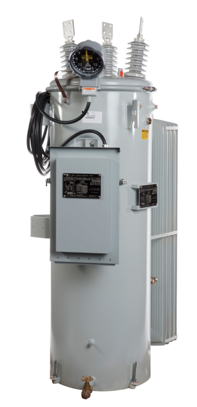 Reguladores De voltage +/- 10%, en 32 pasos de 5/8%. 1590 kVA, 23 kV, 446 Amps, 150 kV BIL, 55/65ºC, 60 Hz, ANSI tipo “B”, clase “ONAN”. Norma ANSI C57.15.
