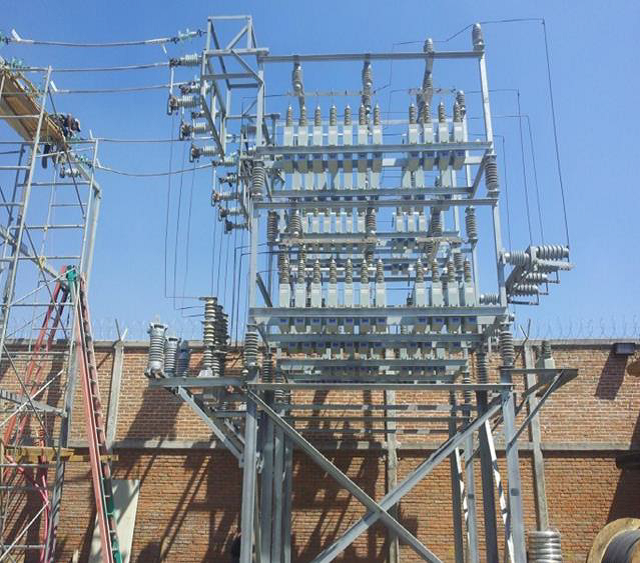 Banco de Capacitores tipo Subestacion 5.4MVAR  13.8KV